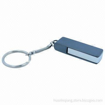 Swivel Metal Tool USB Flash Drive, 128MB-32GB Capacity, Plastic + Metal Housing